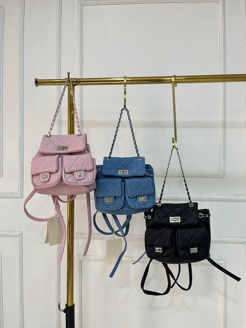 Ladies Style Mini Hand and Back Pack Bag